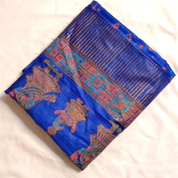 Designers Originals Other - Tussar silk with Handblock printing Saree